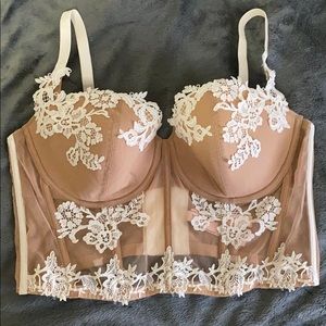 Lightly Lined Long Line Bustier